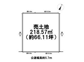 ●桑名市長島町福吉　建築条件なし土地