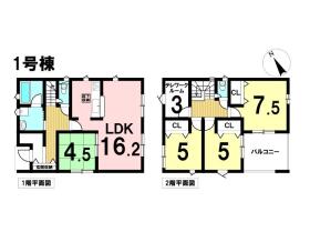クレイドルガーデン鈴鹿市白子第3　　1号棟　新築一戸建て