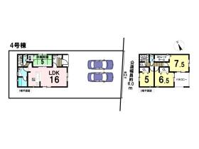 クレイドルガーデン鈴鹿市岸岡町　全4区画　4号棟　新築一戸建て
