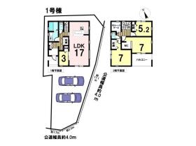 □リーブルガーデンあま市木田西山　全4棟　1号棟　新築一戸建て
