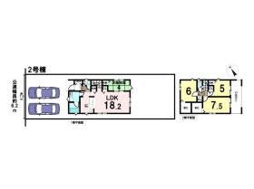 クレイドルガーデン鈴鹿市桜島町第4　全7棟　2号棟　新築一戸建て