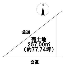 愛西市日置町弐橋　建築条件なし土地