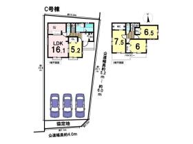 一宮市萩原町林野　全3棟　C号棟　新築一戸建て