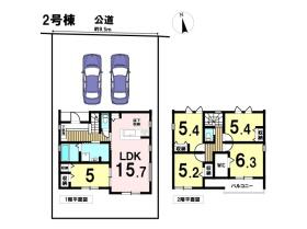 リーブルガーデン岐阜市東鶉6丁目　全6棟　2号棟　新築一戸建て