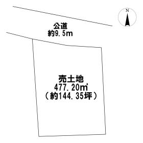 ●一宮市浅井町大日比野字如来堂　建築条件なし土地