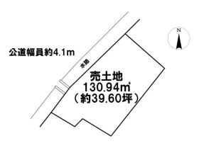 名古屋市緑区鳴海町字前之輪　建築条件なし土地