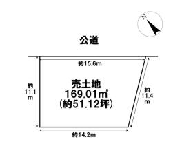 あま市森6丁目　建築条件なし土地