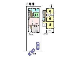タマタウン名古屋市西区清里町　全3棟　3号棟　新築一戸建て
