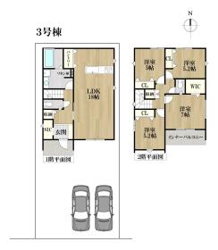 グラファーレ名古屋市港区宝神18期　全3棟　3号棟　新築一戸建て