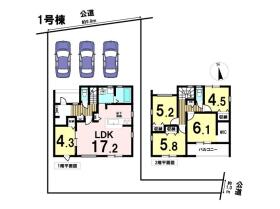 Livele Garden S鈴鹿市北玉垣町第5　全2棟　1号棟　新築一戸建て