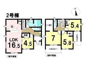 Livele Garden S鈴鹿市岡田第4　全3棟　2号棟　新築一戸建て