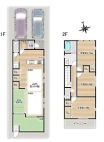 名古屋市北区米が瀬町　中古一戸建て