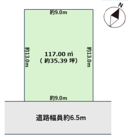 名古屋市南区上浜町 建築条件なし売土地