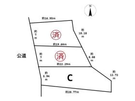 名古屋市南区呼続３丁目　全3区画　C区画　建築条件なし売土地