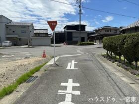 一宮市木曽川町黒田六ノ通り　全5区画　A区画　建築条件なし土地
