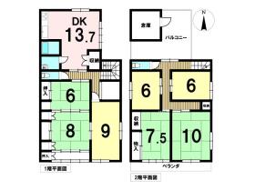 岐阜市木田1丁目　中古一戸建て