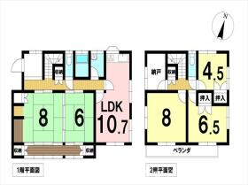 あま市小橋方八原先　中古一戸建て