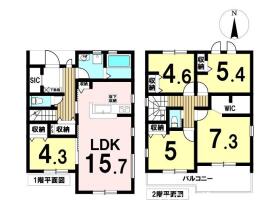 一宮市北方町北方字中屋敷郷　新築一戸建て