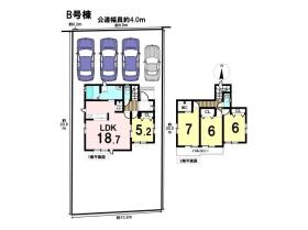 一宮市北方町北方　全2棟　B号棟　新築一戸建て