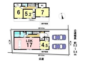○グラファーレ大治町堀之内郷中5期　全1棟　新築一戸建て