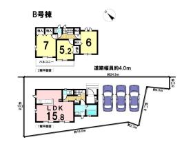 ハートフルタウン緑区大高町東古根　全2棟　B号棟　新築一戸建て