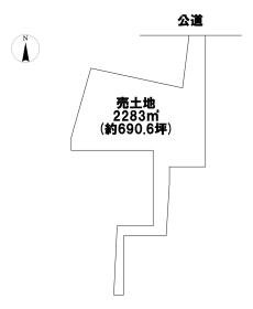 ●岐阜市木田1丁目　建築条件なし土地