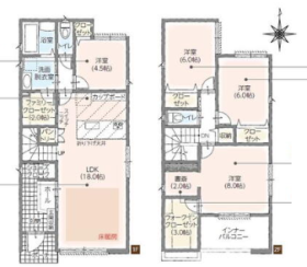 名古屋市中川区打出2丁目　新築一戸建て　全2棟　1号棟
