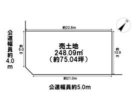 鈴鹿市白子2丁目　建築条件なし土地