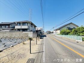 ●一宮市浅井町江森字西出先　建築条件なし土地