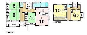 一宮市三条字ヱグロ　中古一戸建て