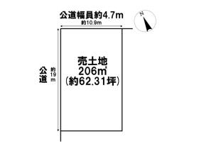 鈴鹿市若松北2丁目　建築条件なし土地