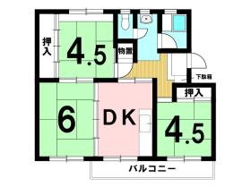 ●上の山住宅　5号棟