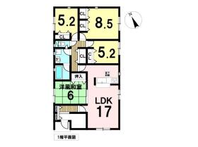 一宮市杉山字郷内　全2棟　1号棟　新築一戸建て