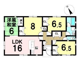 一宮市杉山字郷内　全2棟　2号棟　新築一戸建て