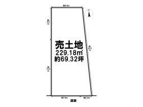 名古屋市西区城西町　建築条件なし土地