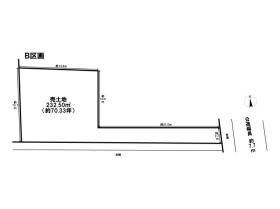大治町三本木前深田　全2区画　B区画　建築条件なし土地