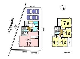 四日市市別名6期　全1棟　新築一戸建て