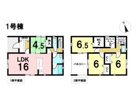 クレイドルガーデンあま市古道屋敷第2　全3棟　1号棟　新築一戸建て