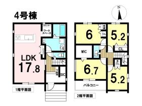 グラファーレ名古屋市中川区一色新町3期　全4棟　4号棟　新築一戸建て