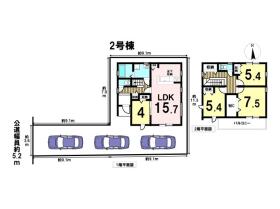 名古屋市中川区下之一色町　新築一戸建て　全2棟　2号棟