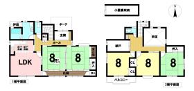 愛西市大井町宮新田　中古一戸建て
