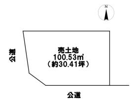 名古屋市中川区高畑1期　全2区画　2号地　建築条件なし土地