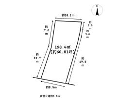 名古屋市南区呼続３丁目　建築条件なし売土地