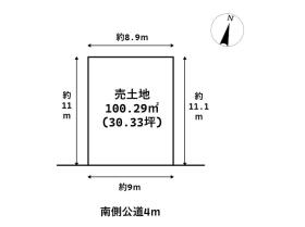 名古屋市南区天白町２丁目　建築条件なし売土地