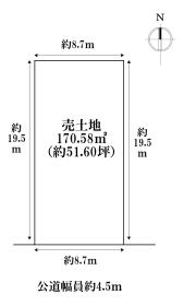 名古屋市熱田区五番町3期　建築条件なし売土地