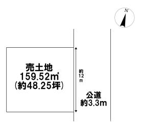 一宮市千秋町佐野字北高須　建築条件なし土地