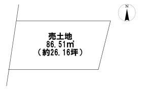 ●一宮市奥町字宮南　建築条件なし土地