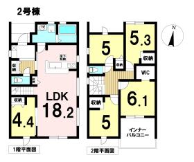 LIveleGardenS愛西市須依町前田面　全4棟　2号棟　新築一戸建て