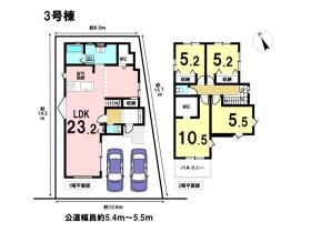 名古屋市南区内田橋2期　全3棟　3号棟　新築一戸建て