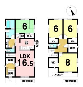 ※●津島市新開町4丁目　中戸一戸建て